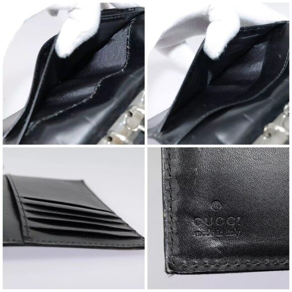 GUCCI Day Planner Cover Leather Black Auth - Picture 16 of 16